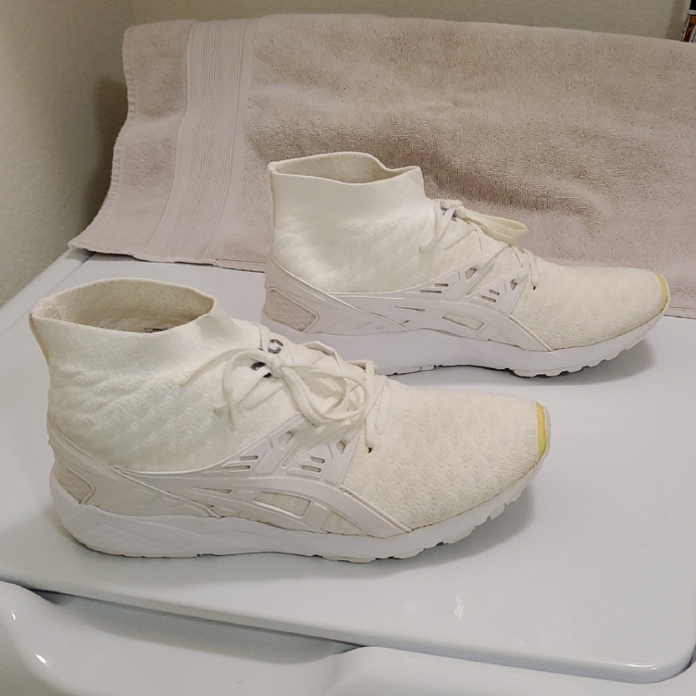 Asics White Athletic Shoes